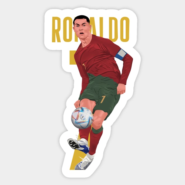 Cristiano Ronaldo Portugal Sticker by Arissetyo